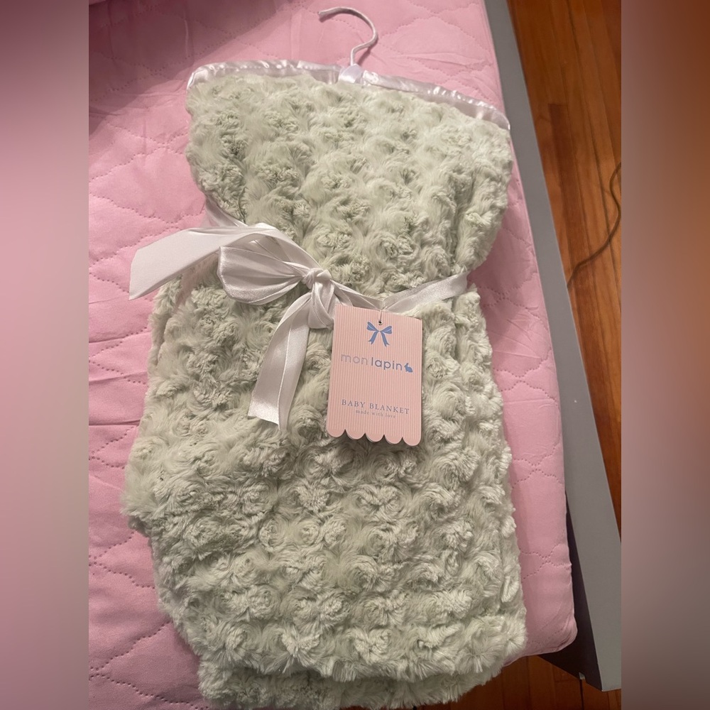 Soft Green Baby Blanket